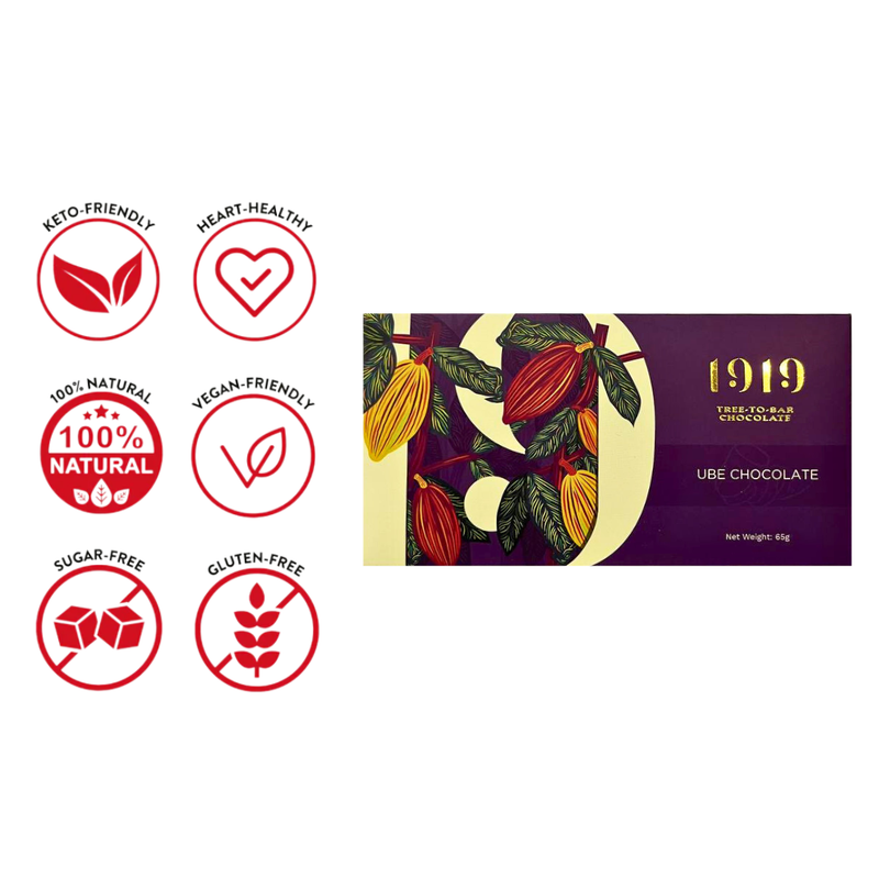 1919 Chocolate - Ube Chocolate 65g