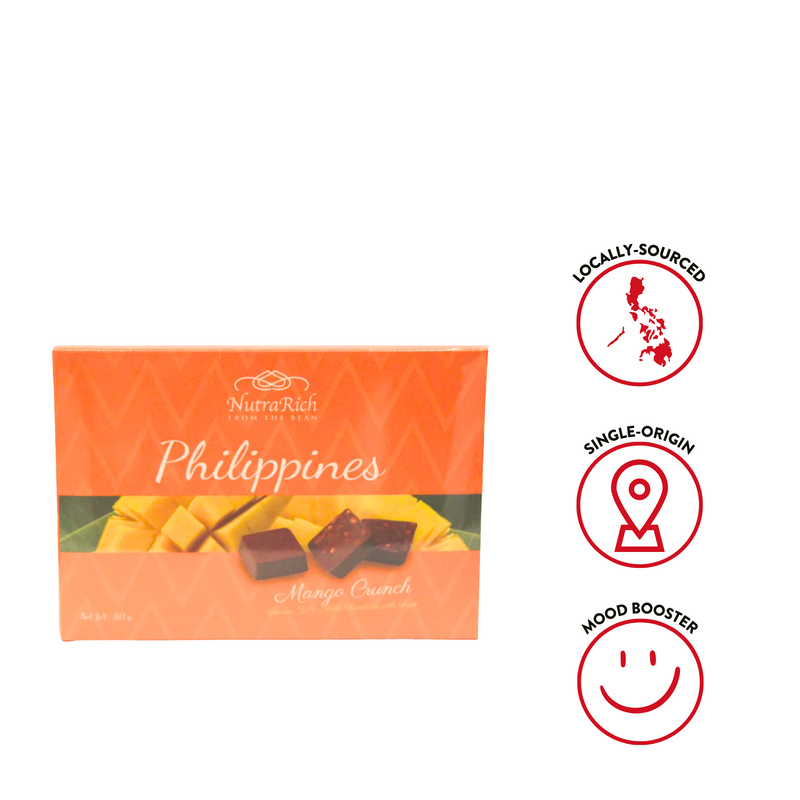 Nutrarich - 52% Milk Chocolate with Mango 80g