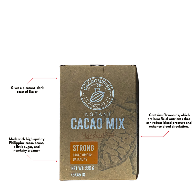 Cacao Mistry - Strong Instant Cacao Drink Box (Batangas Origin) 5 x 45g