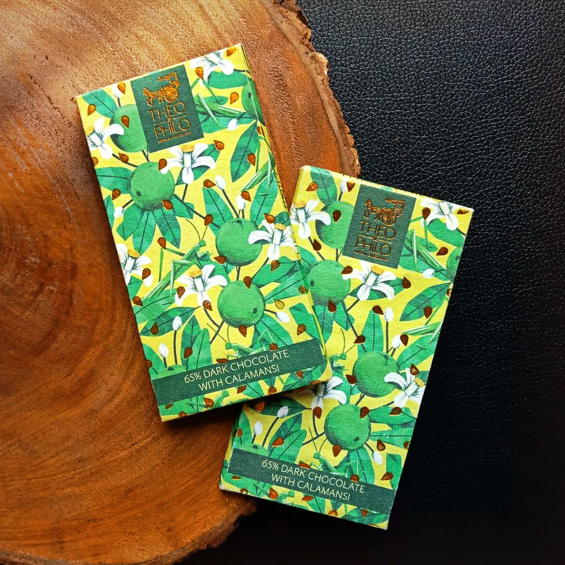 Theo and Philo - 65% Dark Chocolate with Calamansi 45g