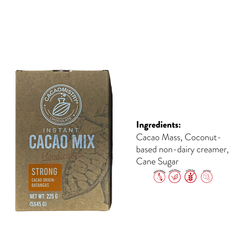 Cacao Mistry - Strong Instant Cacao Drink Box (Batangas Origin) 5 x 45g