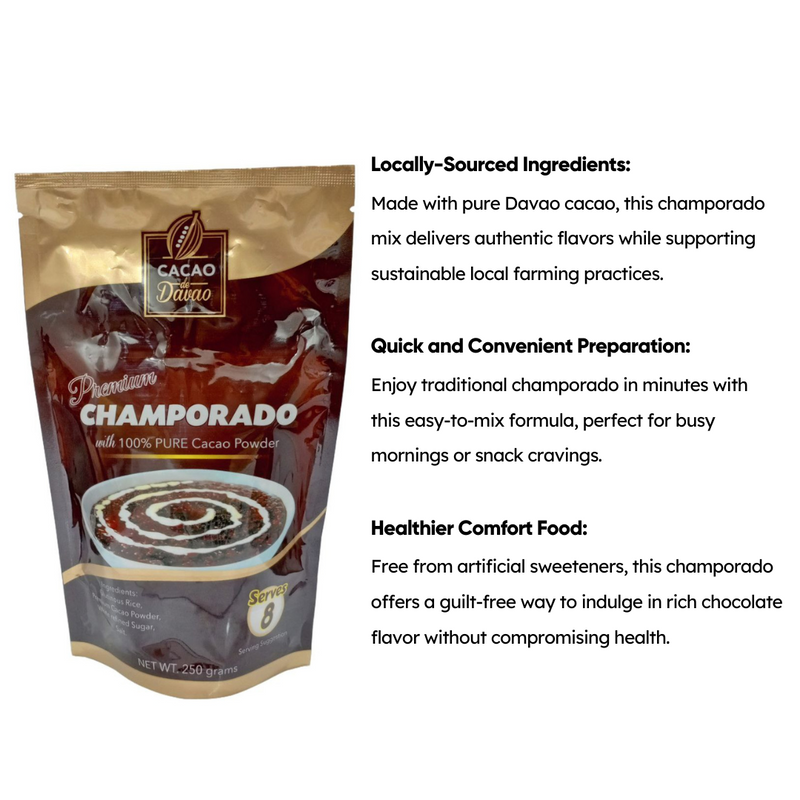 Cacao de Davao - Premium Champorado (w/ 100% Pure Cacao Powder) 250g