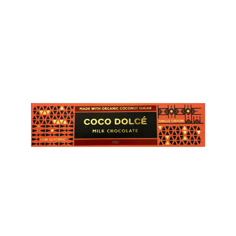 Coco Dolce - Milk Chocolate with Pili Nuts 45g
