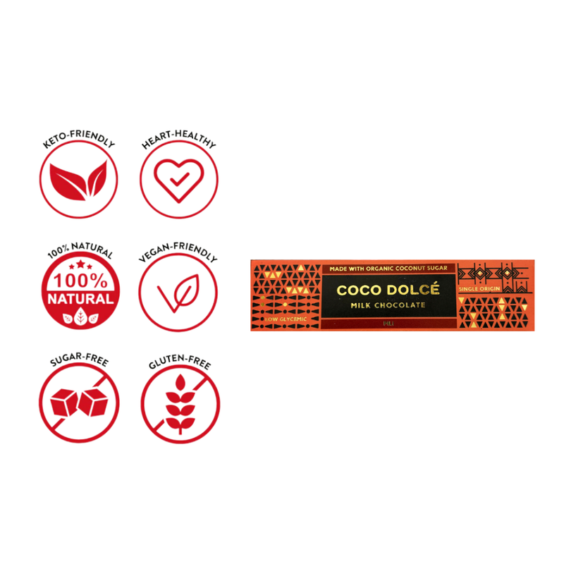 Coco Dolce - Milk Chocolate with Pili Nuts 45g