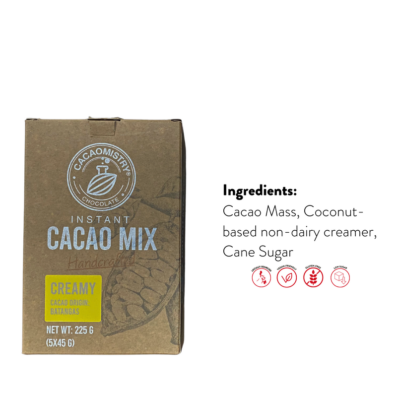 Cacao Mistry - Creamy Instant Cacao Drink Box (Batangas Origin) 5 x 45g