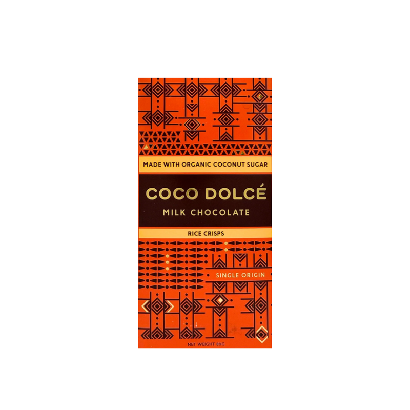 Coco Dolce - Milk Chocolate with Rice Crisps 80g