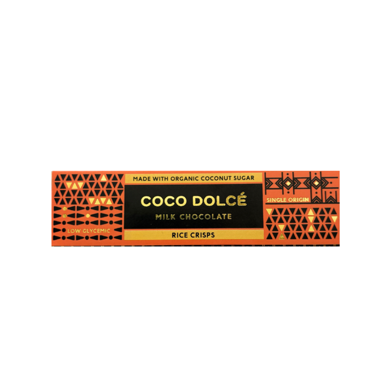 Coco Dolce - Milk Chocolate with Rice Crisps 45g