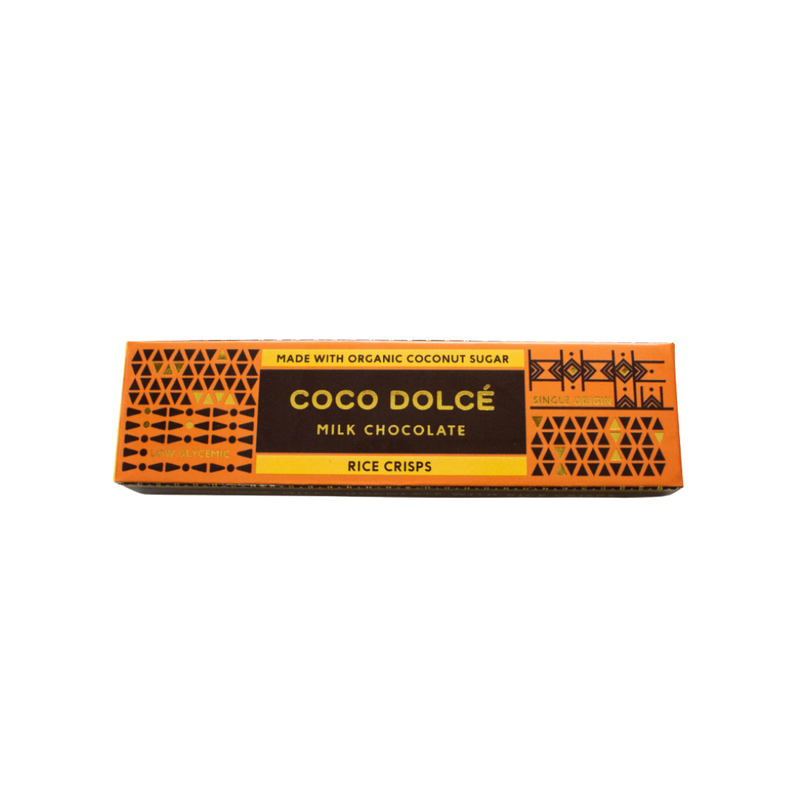 Coco Dolce - Milk Chocolate with Rice Crisps 45g