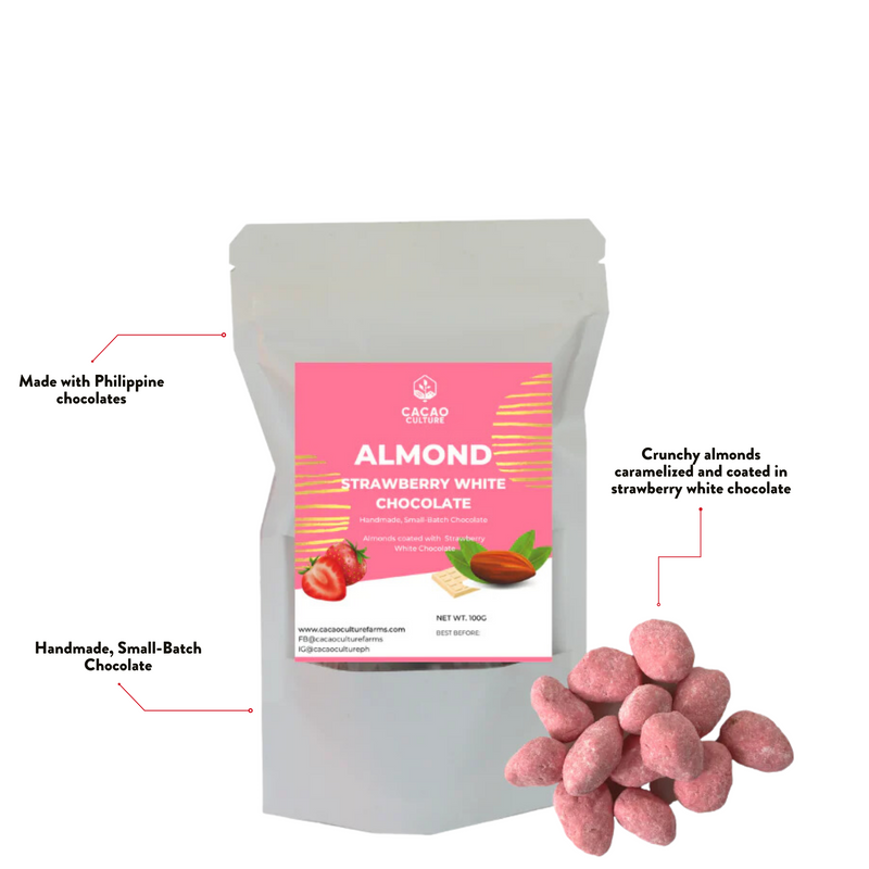 Cacao Culture - Almond Strawberry White Chocolate 100g