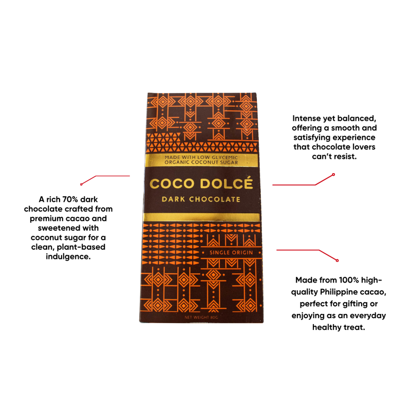 Coco Dolce - Dark Chocolate 80g