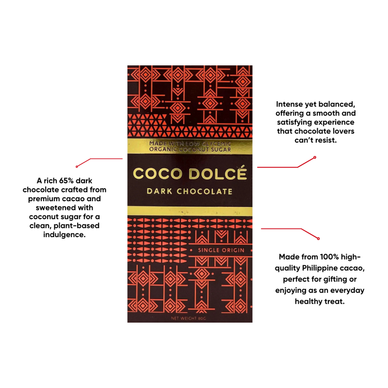 Coco Dolce - Dark Chocolate 80g