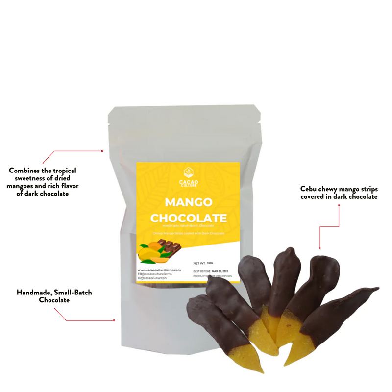 Cacao Culture - Chocolate Covered Mango Strips 100G