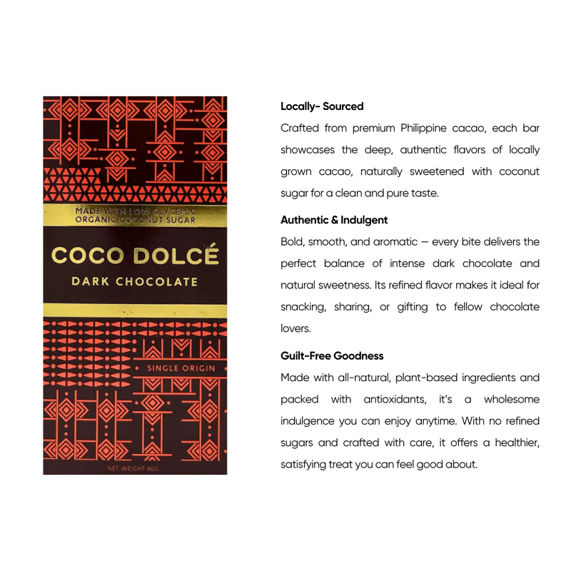 Coco Dolce - Dark Chocolate 80g