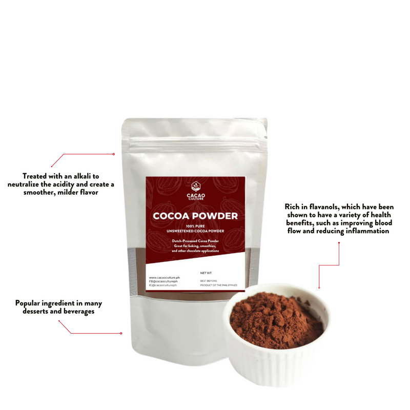 Cacao Culture - Premium Cocoa Powder (Pure, Unsweetened) 100G