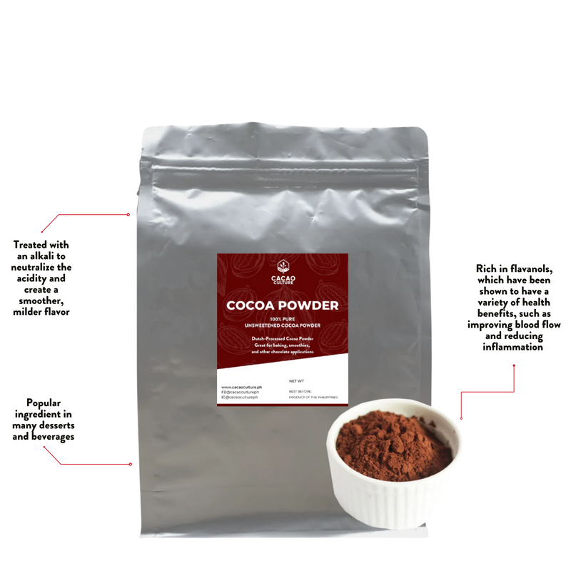 Cacao Culture - Premium Cocoa Powder (Pure, Unsweetened) 1KG