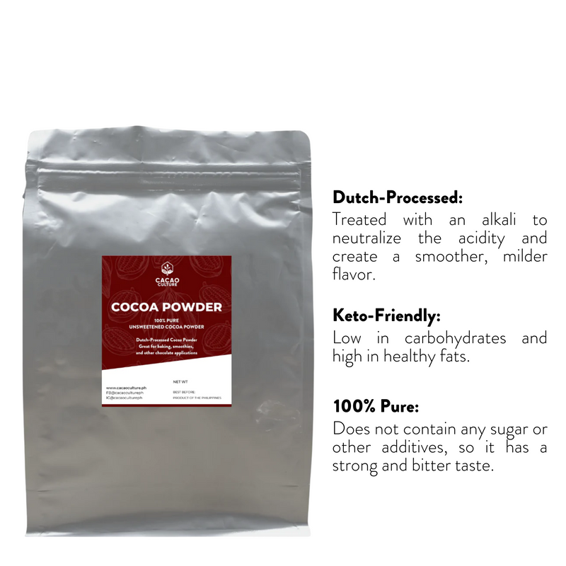 Cacao Culture - Premium Cocoa Powder (Pure, Unsweetened) 1KG