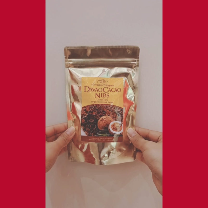 Nutrarich - Davao Cacao Nibs with Organic Coconut Sugar 100g