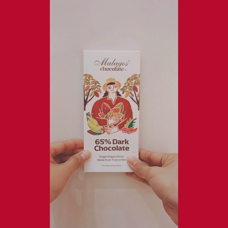 Malagos Chocolate - 65% Dark Chocolate Bar 85g