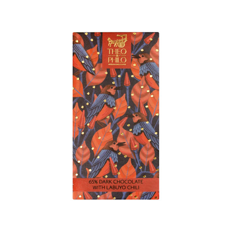 Theo and Philo - 65% Dark Chocolate with Siling Labuyo (Chili) 45g