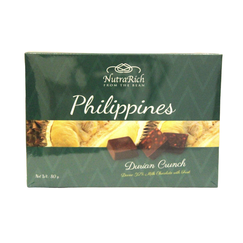 Nutrarich - 52% Milk Chocolate with Durian 80g