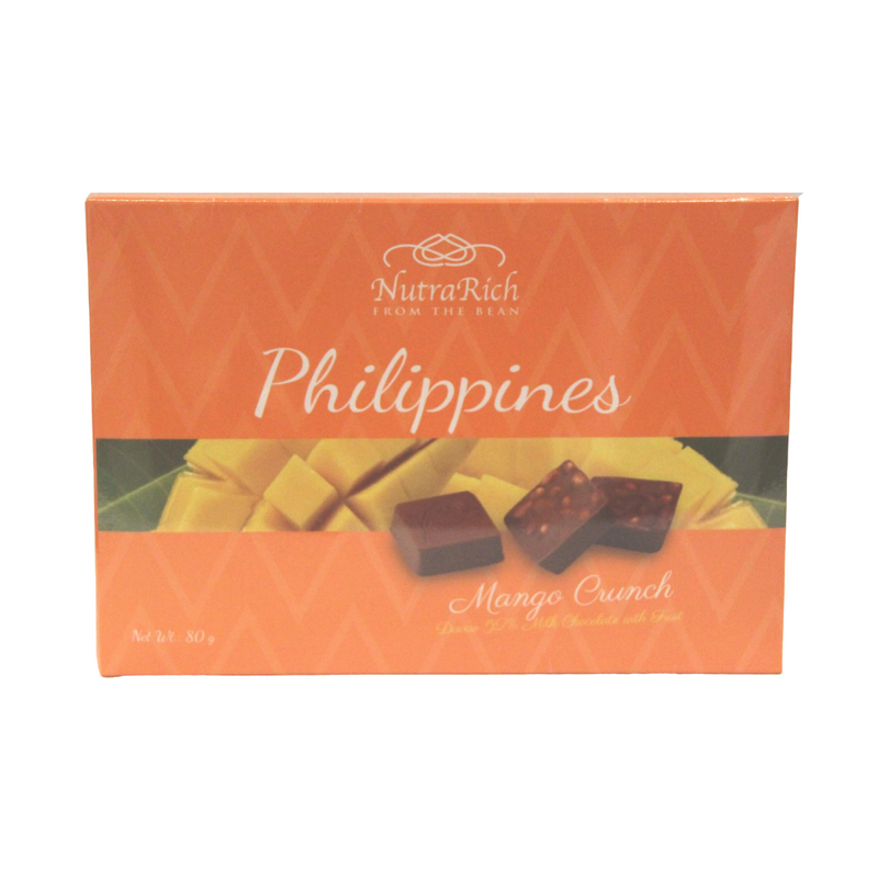 Nutrarich - 52% Milk Chocolate with Mango 80g