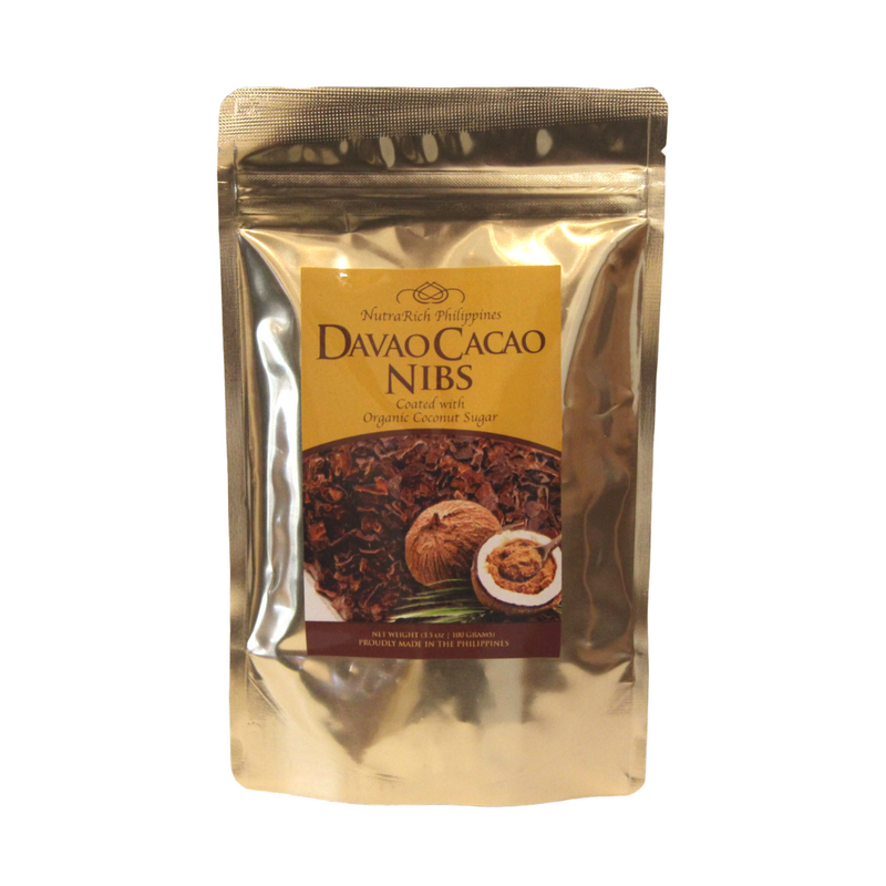 Nutrarich - Davao Cacao Nibs with Organic Coconut Sugar 100g