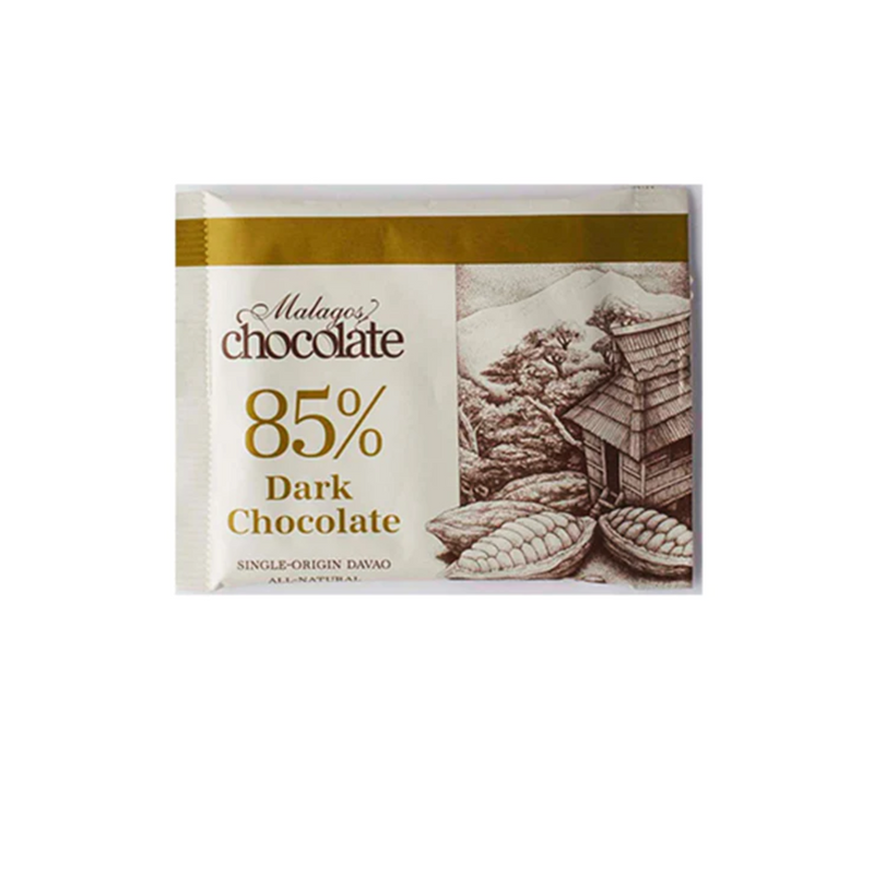 Malagos Chocolate - 85% Dark Chocolate Bar 25g
