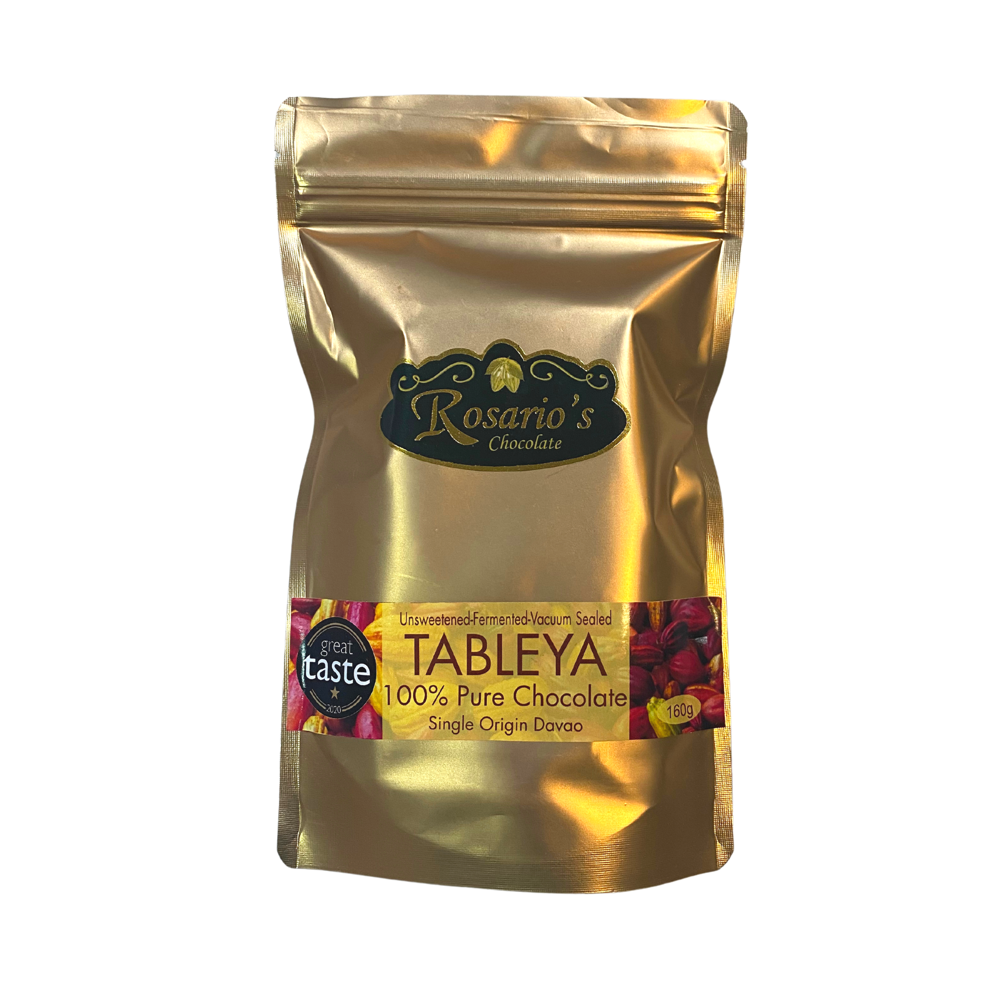 Rosario's - Pure Tablea (100% Pure, Unsweetened) 160g – Cacao Culture